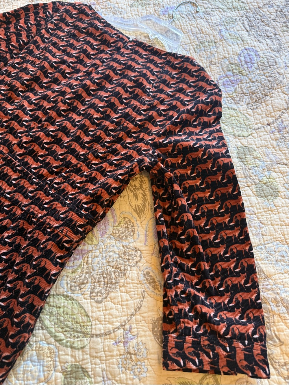 Boden corduroy fox print dress - Picture 11 of 14